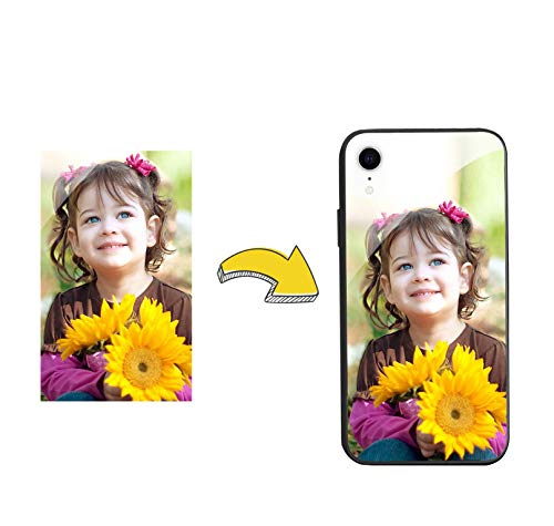 VGANA Personalizada Funda para Xiaomi mi Note 10, Placa Posterior de Vidrio con Foto y el Texto Que Quieras - Personalizar