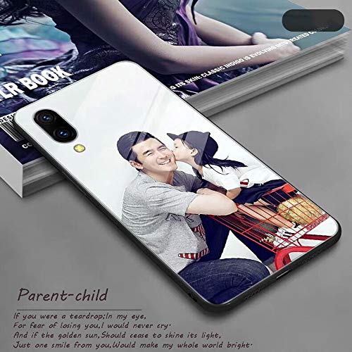 VGANA Personalizada Funda para Xiaomi mi Note 10, Placa Posterior de Vidrio con Foto y el Texto Que Quieras - Personalizar