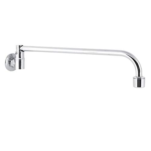 ViaGasaFamido Swing Faucet Control de Orificio Único Montado En La Pared Abierto y Cerrado por Swing Kitchen Water Tap Aleación Material Faucet Restaurante(30cm)