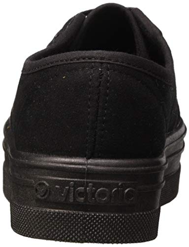 Victoria Blucher Antelina Plataforma, Zapatillas para Mujer, Negro, 37 EU