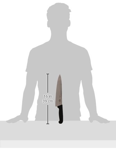Victorinox Cuchillo, Acero Inoxidable, Negro, Medium