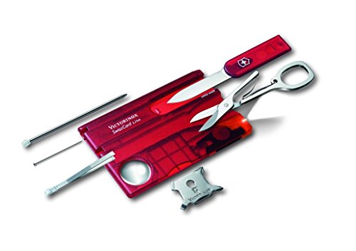 Victorinox V07300.TB1 Carta Svizzera Liteblister, Rojo, M