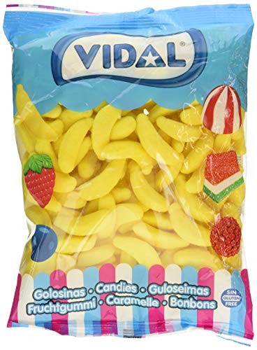 Vidal Bananas Gigantes Azúcar Golosina - 1000 gr