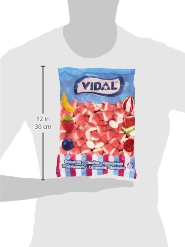 Vidal Besos Fresa Golosina - 1000 gr