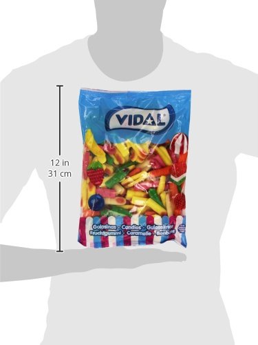 Vidal Dedos Surtidos Brillo Golosina - 1000 gr - [pack de 2]