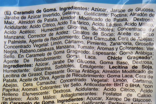 Vidal Dedos Surtidos Brillo Golosina - 1000 gr - [pack de 2]