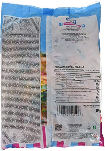 Vidal Gusanos Bicéfalos Golosina - 1000 gr