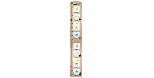 Vidal Regalos Medidor de Pared Infantil con Fotos 96 cm Marron