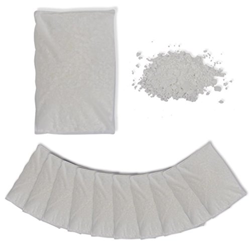 vidaXL 10x Bolsas Repuesto Cloruro de Calcio Desecante 1 Kg Bolsitas Humedad