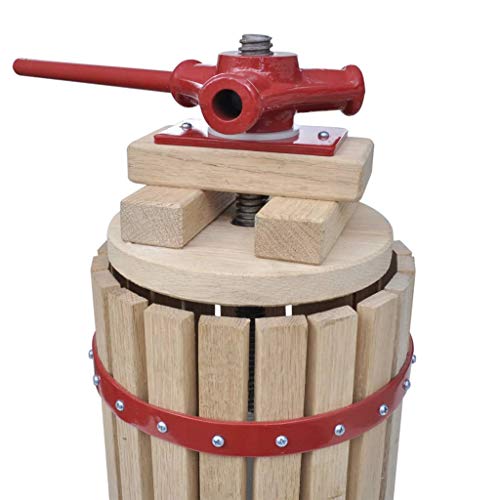 vidaXL Conjunto de Prensa y Trituradora de Frutas y Vinos 2 Piezas Tradicional Hobbies Artes Creativas Ocio Producción de Vino o Sidra Fácil Manejo
