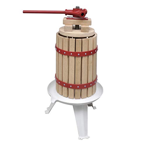 vidaXL Conjunto de Prensa y Trituradora de Frutas y Vinos 2 Piezas Tradicional Hobbies Artes Creativas Ocio Producción de Vino o Sidra Fácil Manejo