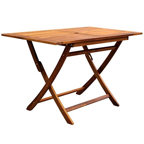 vidaXL Madera Maciza Conjunto Muebles Jardín Acacia 5 Piezas Comedor Exterior