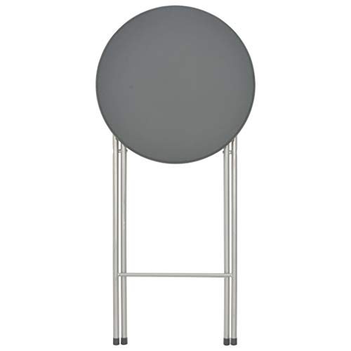 vidaXL Mesa Alta Cocina MDF Mobiliario Decoración de Casa Hogar Elegante Funcional Moderna Práctica Jardín Bar Pub Restaurante Duradera Negro 60x112cm