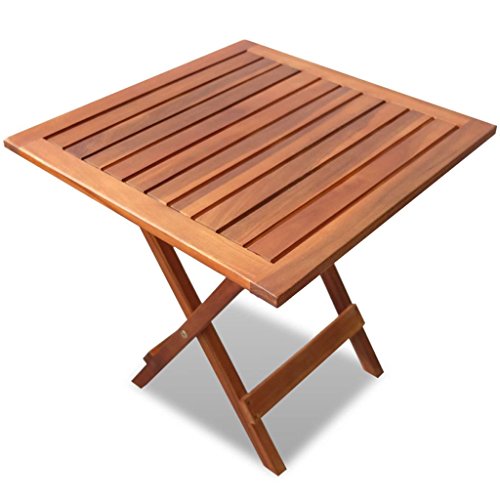 vidaXL Mesa de Centro de Jardín Madera de Acacia Mesita de Café Exterior Patio