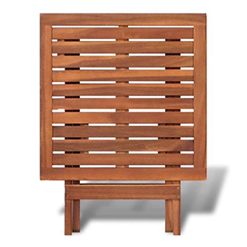 vidaXL Mesa de Centro de Jardín Madera de Acacia Mesita de Café Exterior Patio