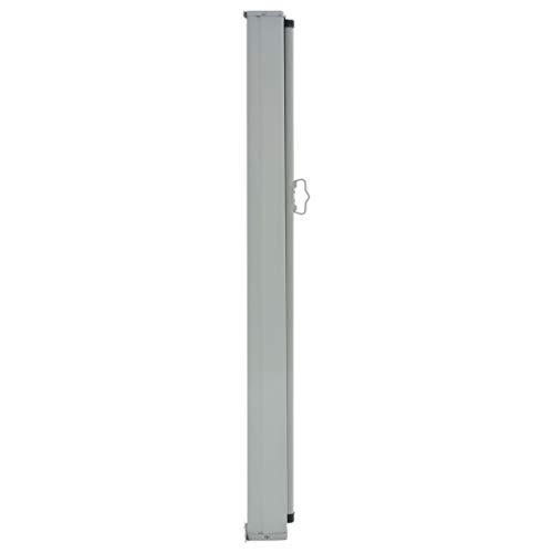 vidaXL Toldo Lateral Retráctil para Jardín Lona Parasol Patio Toldo Horinzontal Pantalla Marrón 100x300 cm