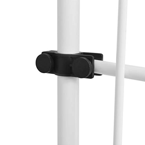 vidaXL Toldo Manual Retráctil 200 cm Azul y Blanco Parasol Sombrilla Cubierta