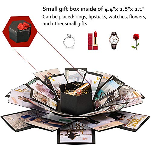Vienrose Caja de Regalo Creative Explosion Love Memory DIY Álbum de Fotos cumpleaños una Sorpresa sobre el Amor