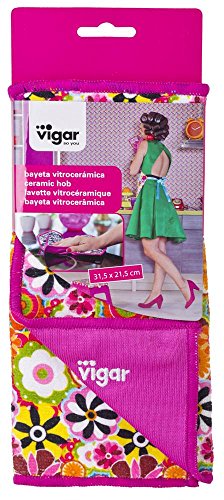 VIGAR Citric Bayeta para Vitroceramica, Material: Microfibra, Multicolor, 31.5 x 21.5 x 0.5 cm