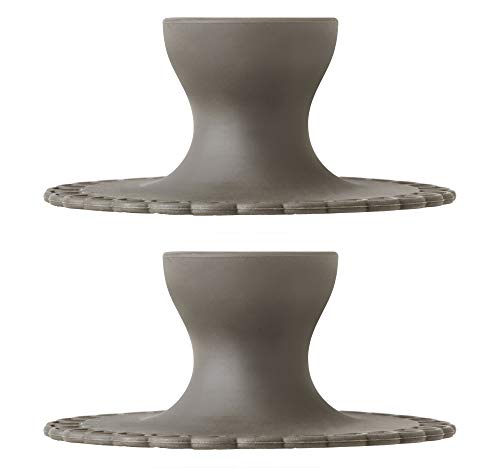 Vigar Pack de 2 Hueveras de Silicona de Color Gris Oscuro, 2 unidades