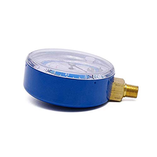 VIGORFLYRUN PARTS LTD Aire Acondicionado R410A R134A R22 Medidor de Baja presión de refrigerante PSI KPA Medidor de presión de refrigeración Refrigerante Azul