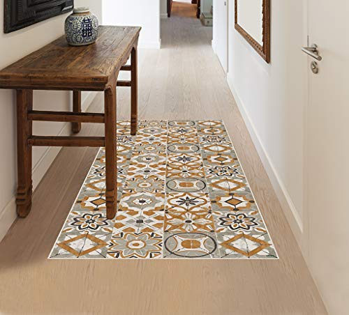 Vilber Gran Chef Kollar Alfombra, Vinilo y PVC, NARANJA, 40 x 78 cm