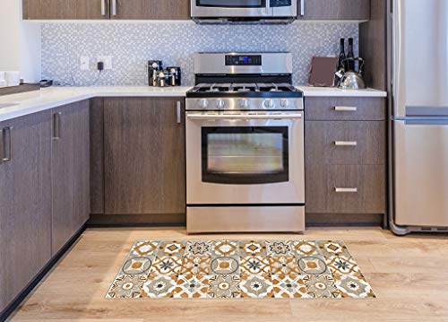 Vilber Gran Chef Kollar Alfombra, Vinilo y PVC, NARANJA, 40 x 78 cm