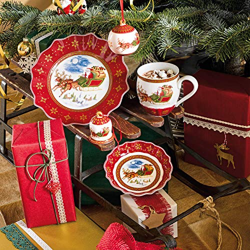 Villeroy & Boch Annual Christmas Edition 2018 Taza, 530 ml, Porcelana, Rojo
