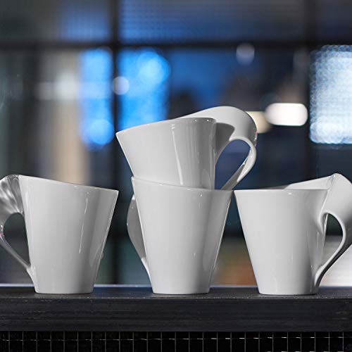 Villeroy & Boch NewWave Taza de café, Porcelana, Blanco, 300 ml
