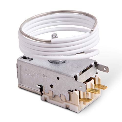 VIOKS - Termostato para frigorífico, regulador de temperatura análogo a parte alternativa Ranco K59-L1287, parte alternativa apta, entre otras, como análoga a Liebherr 6151086
