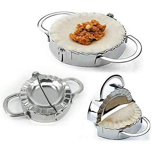 Vipithy Cortadora de masa para empacar empanadillas de acero inoxidable 3x Cortador de masa para hacer ravioles