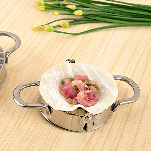 Vipithy Cortadora de masa para empacar empanadillas de acero inoxidable 3x Cortador de masa para hacer ravioles