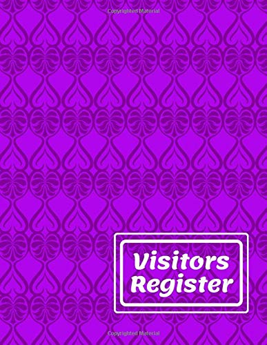 Visitors Register: Visitor Record, Guest Sign In & Out Tracker Register Login Book, Log Book, Notebook, Gifts for Office, Business, School, Meetings, ... 120 Pages. Paperback (Sign in Logbook)