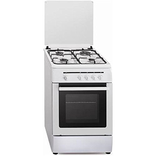 Vitrokitchen CB55BB - Cocina (53 L, 1800 W, propano/butano, Gas, Giratorio, Frente) Color blanco