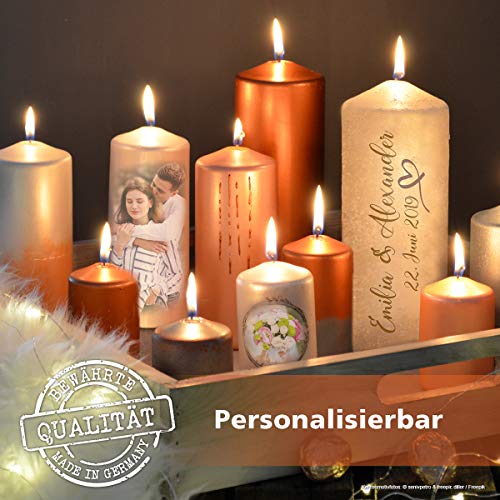Viva Decor - Cera de Transferencia de Velas, Material sintético, Color Blanco, 7 x 7 x 8 cm
