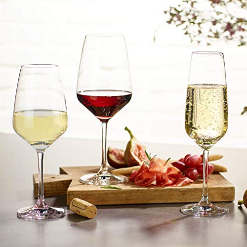 vivo by Villeroy & Boch Group - Voice Basic Juego de vasos de vino blanco, 4 piezas, 356 ml, vaso de cristal, apto para lavavajillas