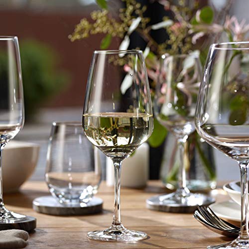vivo by Villeroy & Boch Group - Voice Basic Juego de vasos de vino blanco, 4 piezas, 356 ml, vaso de cristal, apto para lavavajillas