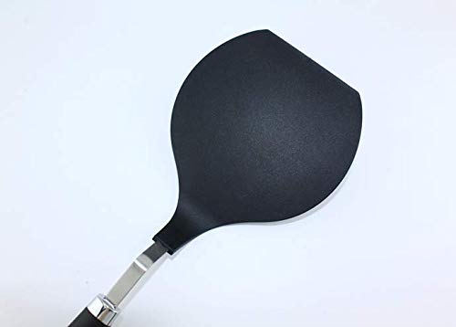 Voarge Pizza Turner Lifter resistente al calor Pancake espátula, espátula para tortitas con función de pieza de plástico para ollas y sartenes revestidas