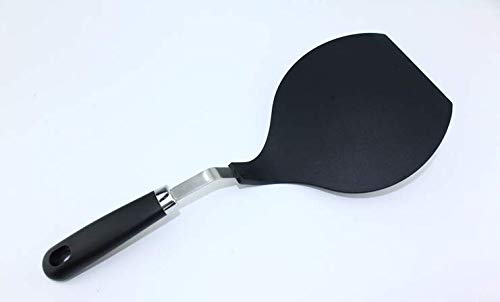 Voarge Pizza Turner Lifter resistente al calor Pancake espátula, espátula para tortitas con función de pieza de plástico para ollas y sartenes revestidas