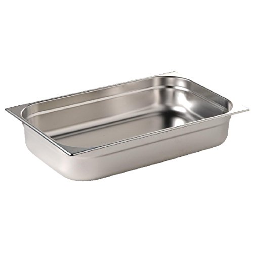 Vogue K903 acero inoxidable 1/1 Gastronorm Pan, 65 mm