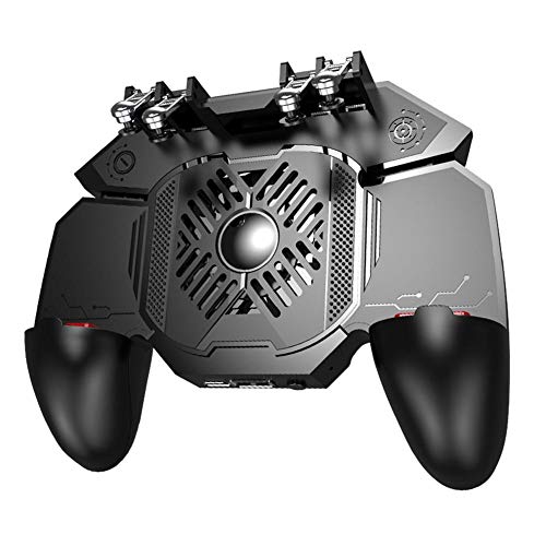 vogueyouth Controlador de Juegos móvil - AK88 Six Finger All-in-One Gamepad Mobile Gaming Trigger Joystick para Ancho 2.64-3.54 en teléfonos iOS Android
