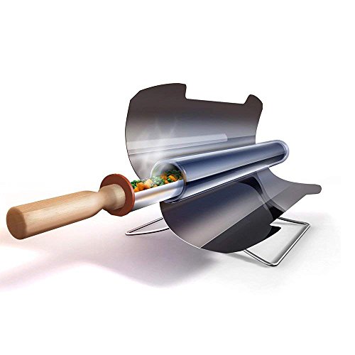 Vogvigo Horno Solar Portable, Barbacoa Cocina Solar Portátil BBQ Estufa Grado alimenticio sin Humo Inoxidable Plegable, Fácil, Delicioso y versátil para 1-2/3-5 Personas (para 1-2 Personas)