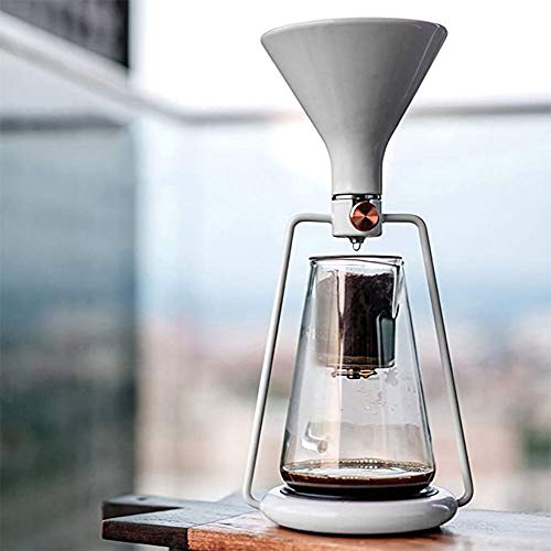 Voolok Instrumento Inteligente de preparación de café, Control de preparación por inmersión, Goteo con válvula de precisión, con tecnología integrada, para Sala de Estar, Oficina