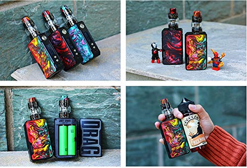 Voopoo Drag 2 Starter kit, Cigarrillo Electrónico Kit Vapor eCig Chips FIT-Modo 177W Box Mod Atomizador Uforce T2 Tank 5ml - Sin Nicotina y Sin E-líquido (B-aurora)