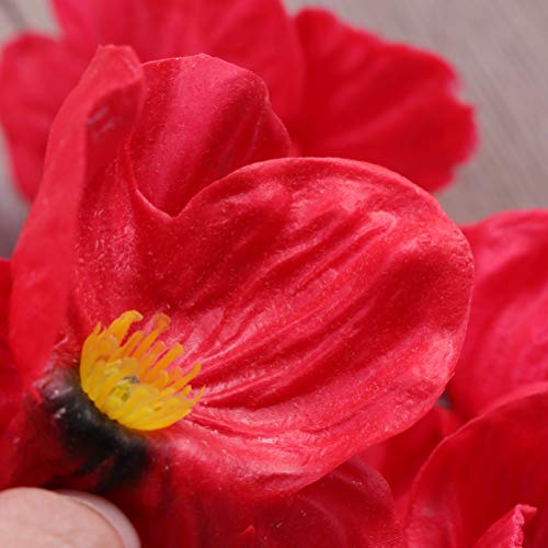 VORCOOL 9 Piezas de Flores Artificiales de artesanía Flor de Amapola Somnus para la decoración de Navidad en casa (Rojo)