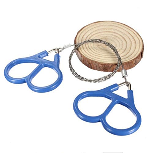 VORCOOL - Mini sierra de alambre de acero inoxidable, ideal para supervivencia de equipos, camping, caza, árbol, corte, kit de emergencia, cadena de herramientas
