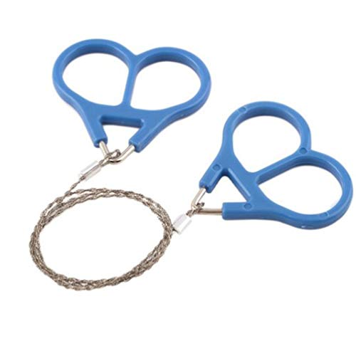VORCOOL - Mini sierra de alambre de acero inoxidable, ideal para supervivencia de equipos, camping, caza, árbol, corte, kit de emergencia, cadena de herramientas