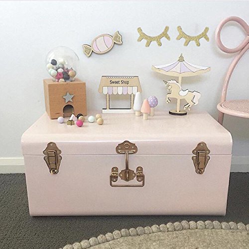 VORCOOL Sleepy Eyes Eyelash madera etiqueta de la pared Kids Children Room Decor dormitorio fondo 1 par (Glitter Gold)