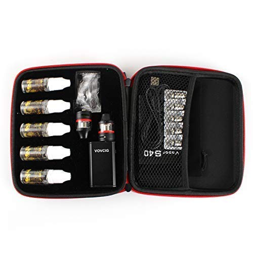 VOVCIG Cigarrillo Electronico N40 MOD Box 1600mah Cigarrillo electrónico + 5 X 10ml E Liquid + 5 X Núcleo atomizado Sin Nicotina