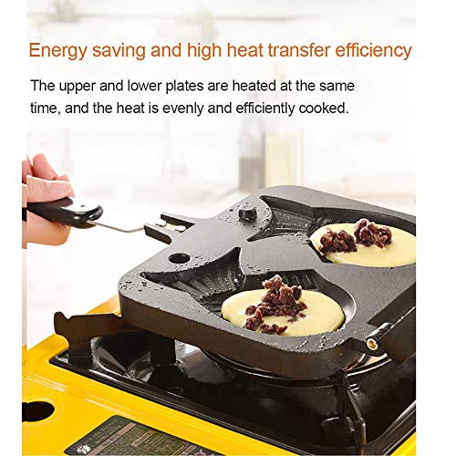 Waflera Antiadherente,Waflera PequeñA,Molde De Gofres Ardiendo Calamares Molde De Galletas Diy Creativo,Se Puede Usar En Postres, Suplementos Alimenticios Para BebéS, Refrigerios Casuales